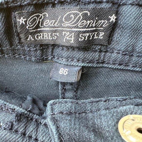 3/$10 Real Denim  18-24 month (size 86) denim shorts - Picture 4 of 4